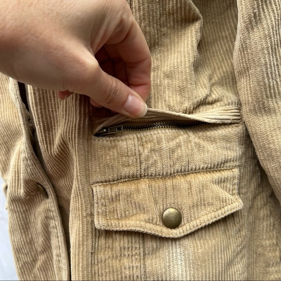 RAG Tan Corduroy Jacket - Size S - Picture 3 of 12